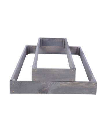 Grządki kaskadowe - Skrzynia na warzywa regulowana skrzynie na warzywniak inspekt 18x60x100 - produkt 4