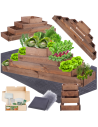 Skrzynia na warzywa regulowana skrzynie na warzywniak donica 36x117x30