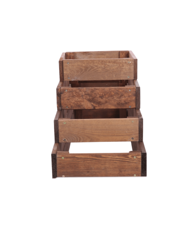 Grządki kaskadowe - Skrzynia na warzywa regulowana skrzynie na warzywniak donica 36x117x30 - product 5