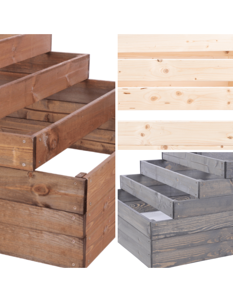 Grządki kaskadowe - Skrzynia na warzywa regulowana skrzynie na warzywniak inspekt 18x90x30 - produkt b2b.wamar.biz 6