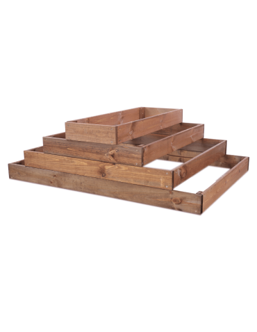 Grządki kaskadowe - Skrzynia na warzywa regulowana skrzynie na warzywniak donica 36x117x80 - product 3