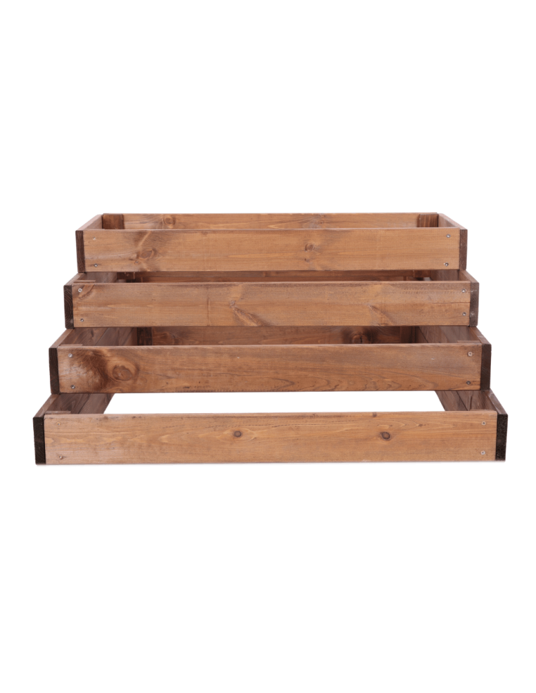 Grządki kaskadowe - Skrzynia na warzywa regulowana skrzynie na warzywniak donica 36x117x90 - product b2b.wamar.biz 5