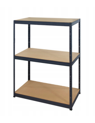 Magazynowe regały metalowe - Regał metalowy PREMIUM HELIOS 90x90x35cm 3Px350kg - product 18