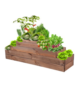Skrzynia na warzywa kaskadowa skrzynie na warzywniak regulacja 45x117x30 - product 2