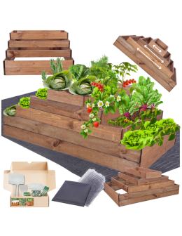 Skrzynia na warzywa kaskadowa skrzynie na warzywniak regulacja 45x117x80