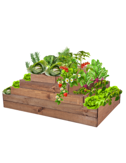 Skrzynia na warzywa kaskadowa skrzynie na warzywniak regulacja 45x117x90 - product 2