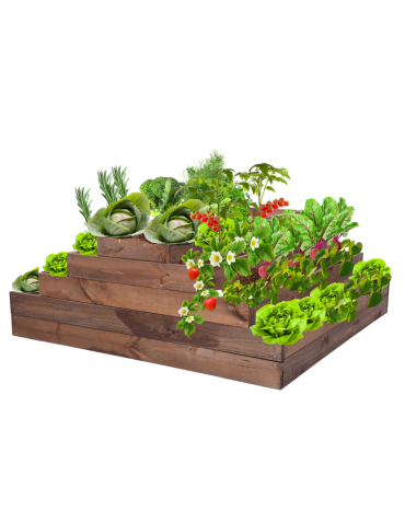 Skrzynia na warzywa kaskadowa skrzynie na warzywniak regulacja 45x117x100 - product 2