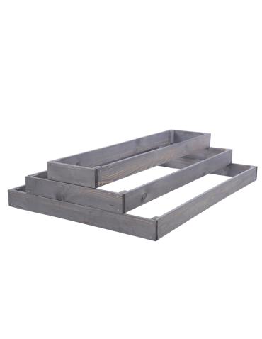 Grządki kaskadowe - Skrzynia na warzywa regulowana skrzynie na warzywnik inspekt 27x117x120 - product 3