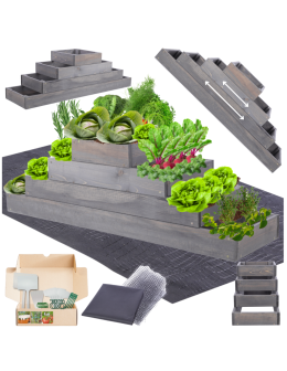 Skrzynia na warzywa regulowana skrzynie na warzywniak donica 36x117x30