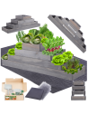 Skrzynia na warzywa regulowana skrzynie na warzywniak donica 36x117x30