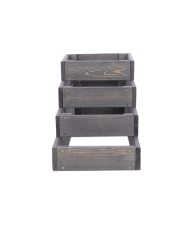 Grządki kaskadowe - Skrzynia na warzywa regulowana skrzynie na warzywniak donica 36x117x30 - produkt 5