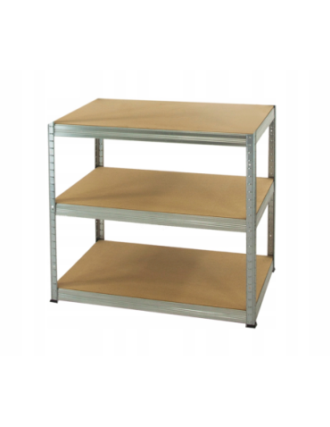 Magazynowe regały metalowe - Regał metalowy ocynk HELIOS 90x90x50cm 3Px175kg - product 18