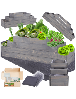 Skrzynia na warzywa regulowana skrzynie na warzywnik inspekt 36x117x30