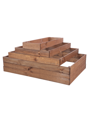 Grządki kaskadowe - Grządka na warzywa regulowana skrzynie na warzywniak inspekt 54x117x80 - product 3