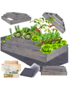 Skrzynia na warzywa regulowana skrzynie na warzywniak donica 36x117x120