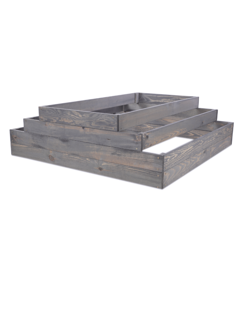 Grządki kaskadowe - Skrzynia na warzywa regulowana skrzynie na warzywniak donica 36x117x120 - product b2b.wamar.biz 3