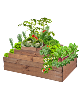 Grządka na warzywa regulowana skrzynie na warzywniak inspekt 54x117x120 - product 2