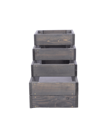 Grządki kaskadowe - Skrzynia na warzywa kaskadowa skrzynie na warzywniak regulacja 45x117x30 - produkt 5