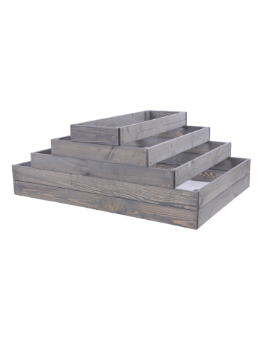 Grządki kaskadowe - Skrzynia na warzywa kaskadowa skrzynie na warzywniak regulacja 45x117x80 - product 3