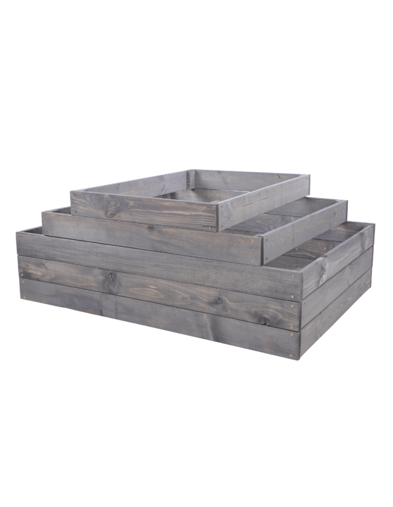 Grządki kaskadowe - Skrzynia na warzywa kaskadowa skrzynie na warzywniak regulacja 45x117x80 - product b2b.wamar.biz 3