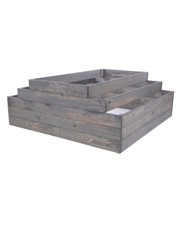 Grządki kaskadowe - Skrzynia na warzywa regulowana skrzynie na warzywniak inspekt 45x117x100 - produkt 3