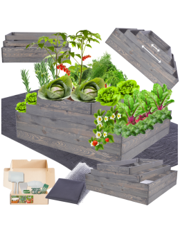 Skrzynia na warzywa regulowana skrzynie na warzywniak inspekt 45x117x120