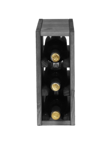 Skrzynkowe regały RW61 - Regał na wino modułowy stojak na wino szafka na butelki 3 butelki .:. - product 36