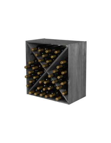 Skrzynkowe regały RW61 - Regał na wino solidny stojak na wino szafka na butelki regał typu X POJEMNY - product 38
