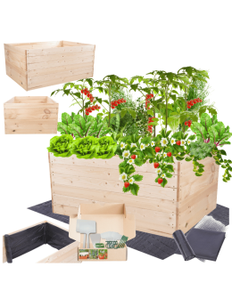 Skrzynia na warzywa skrzynie na warzywniak inspekt donica grządka 54x120x100