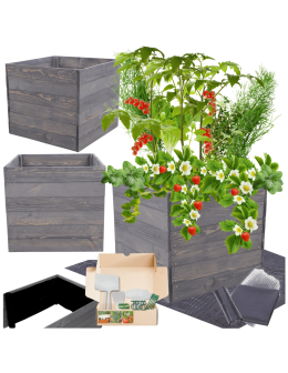 Skrzynia na warzywa skrzynie na warzywniak inspekt donica grządka 54x93x80