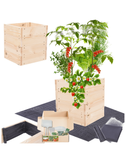 Skrzynia na warzywa skrzynie na warzywniak inspekt donica grządka 36x33x30