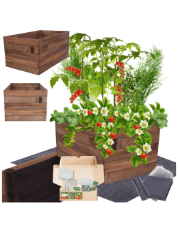 Skrzynia na warzywa skrzynie na warzywnik inspekt donica grządka 45x83x60