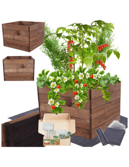 Skrzynia na warzywa skrzynie na warzywnik inspekt donica grządka 45x93x90