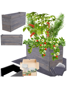 Skrzynia na warzywa skrzynie na warzywnik inspekt donica grządka 45x103x30