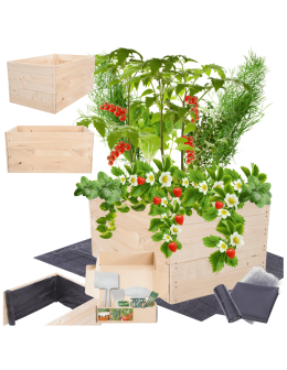 Skrzynia na warzywa skrzynie na warzywnik inspekt donica grządka 45x103x60