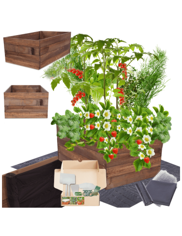 Skrzynia na warzywa skrzynie na warzywniak inspekt donica grządka 36x103x90