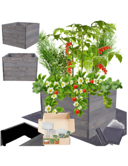 Skrzynia na warzywa skrzynie na warzywnik inspekt donica grządka 45x103x90