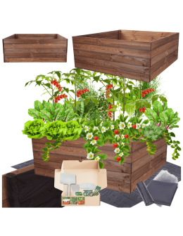 Skrzynia na warzywa skrzynie na warzywnik inspekt donica grządka 45x103x100