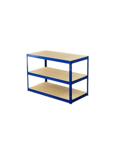 Magazynowe regały metalowe - Regał metalowy HELIOS 90x150x30cm 3Px275kg - product 2