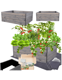 Skrzynia na warzywa skrzynie na warzywnik inspekt donica grządka 45x120x90