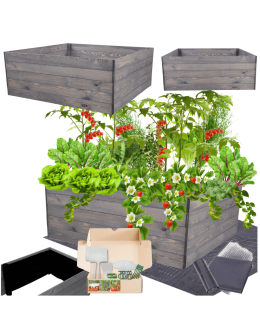 Skrzynia na warzywa skrzynie na warzywnik inspekt donica grządka 45x120x117