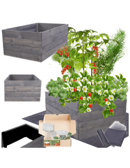 Skrzynia na warzywa skrzynie na warzywniak inspekt donica grządka 36x93x90