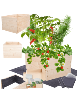 Skrzynia na warzywa skrzynie na warzywnik inspekt donica grządka 45x83x60