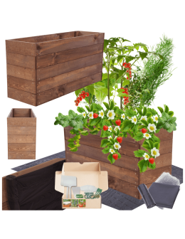 Skrzynia na warzywa skrzynie na warzywnik inspekt donica grządka 45x93x30