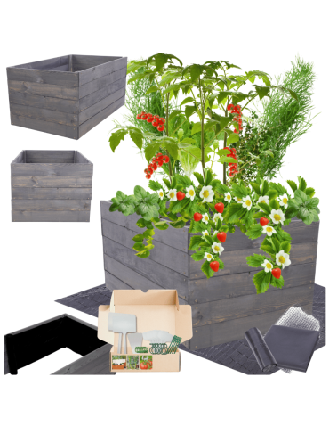 Skrzynia na warzywa skrzynie na warzywnik inspekt donica grządka 45x93x90