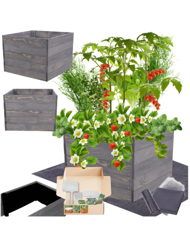 Skrzynia na warzywa skrzynie na warzywnik inspekt donica grządka 45x103x60