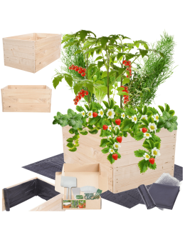 Skrzynia na warzywa skrzynie na warzywnik inspekt donica grządka 45x103x90