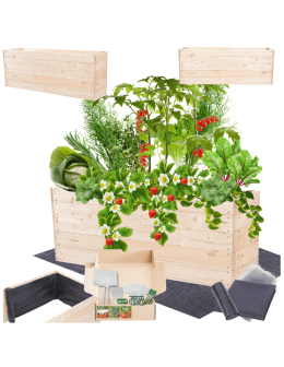 Skrzynia na warzywa skrzynie na warzywnik inspekt donica grządka 45x120x30