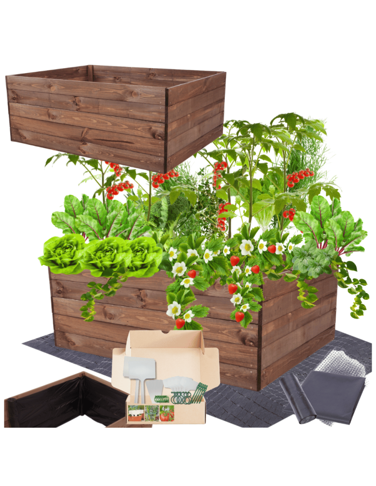 Uprawowe skrzynie ogrodowe- Warzywniaki- skrzynia do uprawy - Skrzynia na warzywa skrzynie na warzywnik inspekt donica grządka 45x120x100 - product b2b.wamar.biz 1