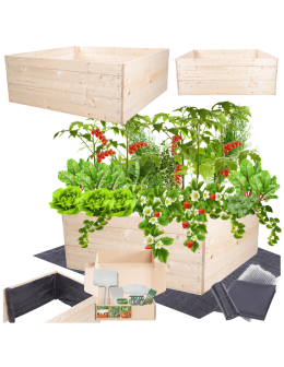 Skrzynia na warzywa skrzynie na warzywnik inspekt donica grządka 45x120x117